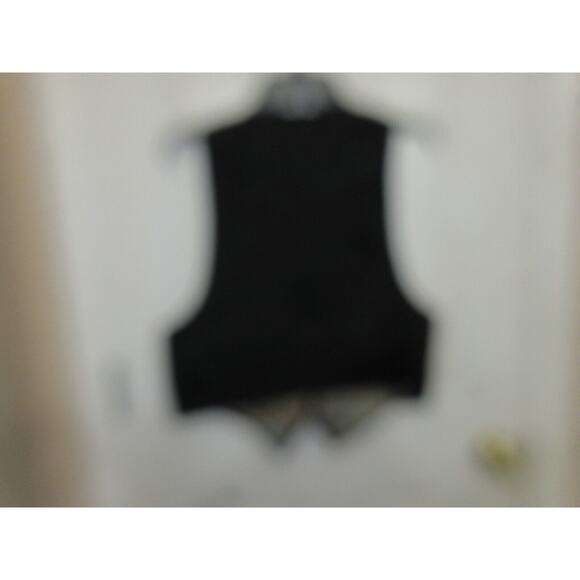 VTG FACETS by Mirrors Teddy Bears & Penguins Tapestry Vest Women's Medium Y2K - Picture 7 of 8